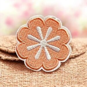 Floral Embroidered Patch